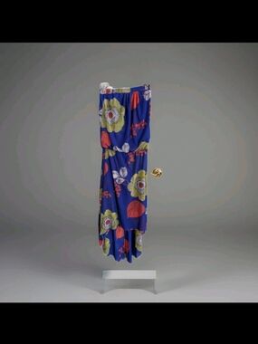 Sweet Pea by Staci Frati Blue and Multi Color Floral Maxi Dress